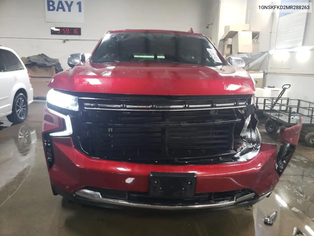 2021 Chevrolet Suburban K1500 Premier VIN: 1GNSKFKD2MR288263 Lot: 51673415