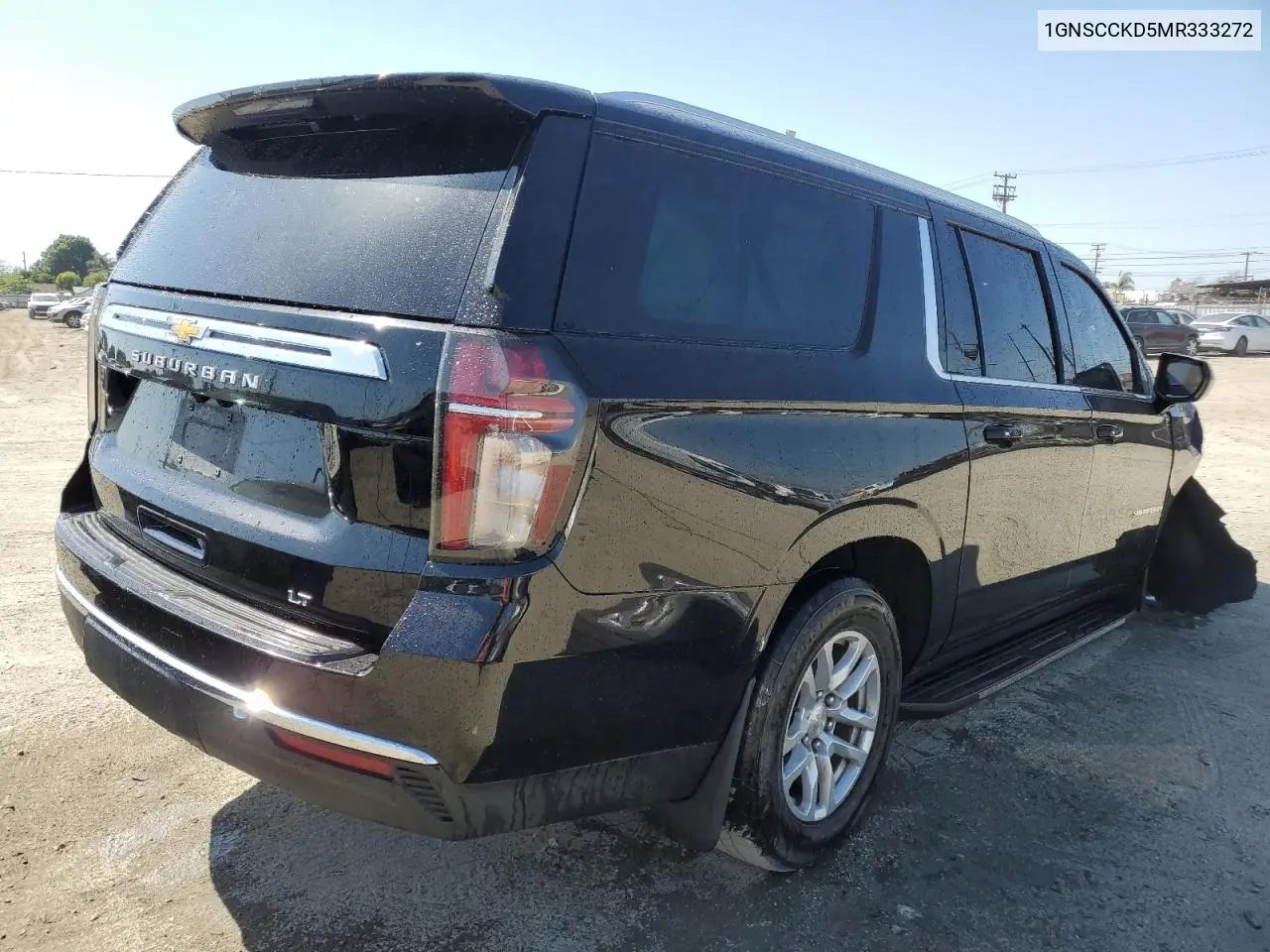 2021 Chevrolet Suburban C1500 Lt VIN: 1GNSCCKD5MR333272 Lot: 52621765