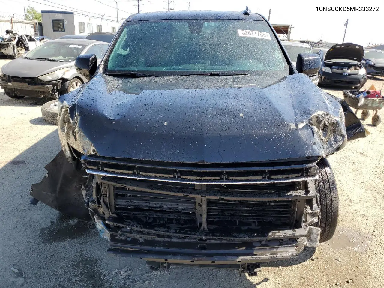2021 Chevrolet Suburban C1500 Lt VIN: 1GNSCCKD5MR333272 Lot: 52621765