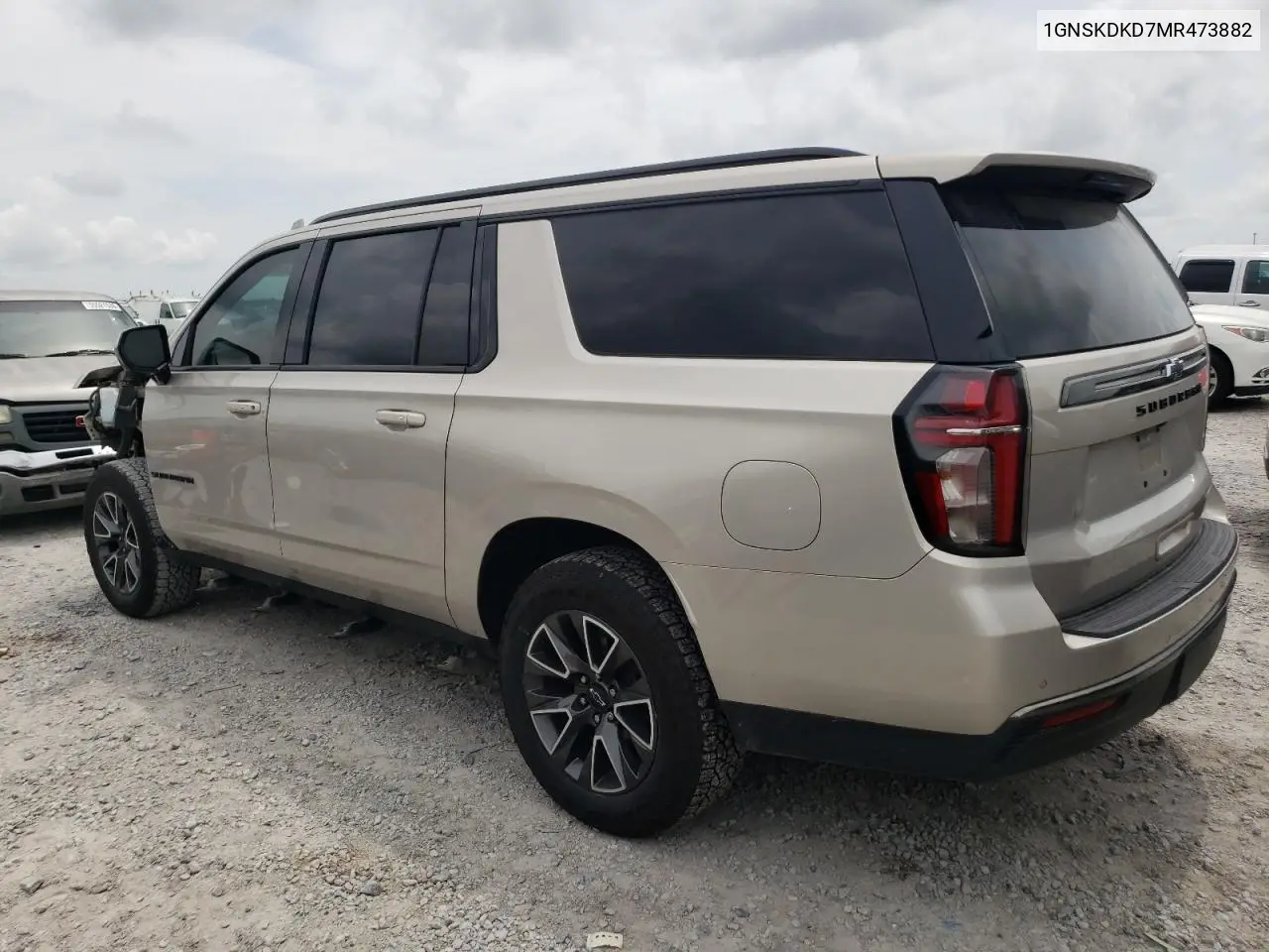 2021 Chevrolet Suburban K1500 Z71 VIN: 1GNSKDKD7MR473882 Lot: 54506555