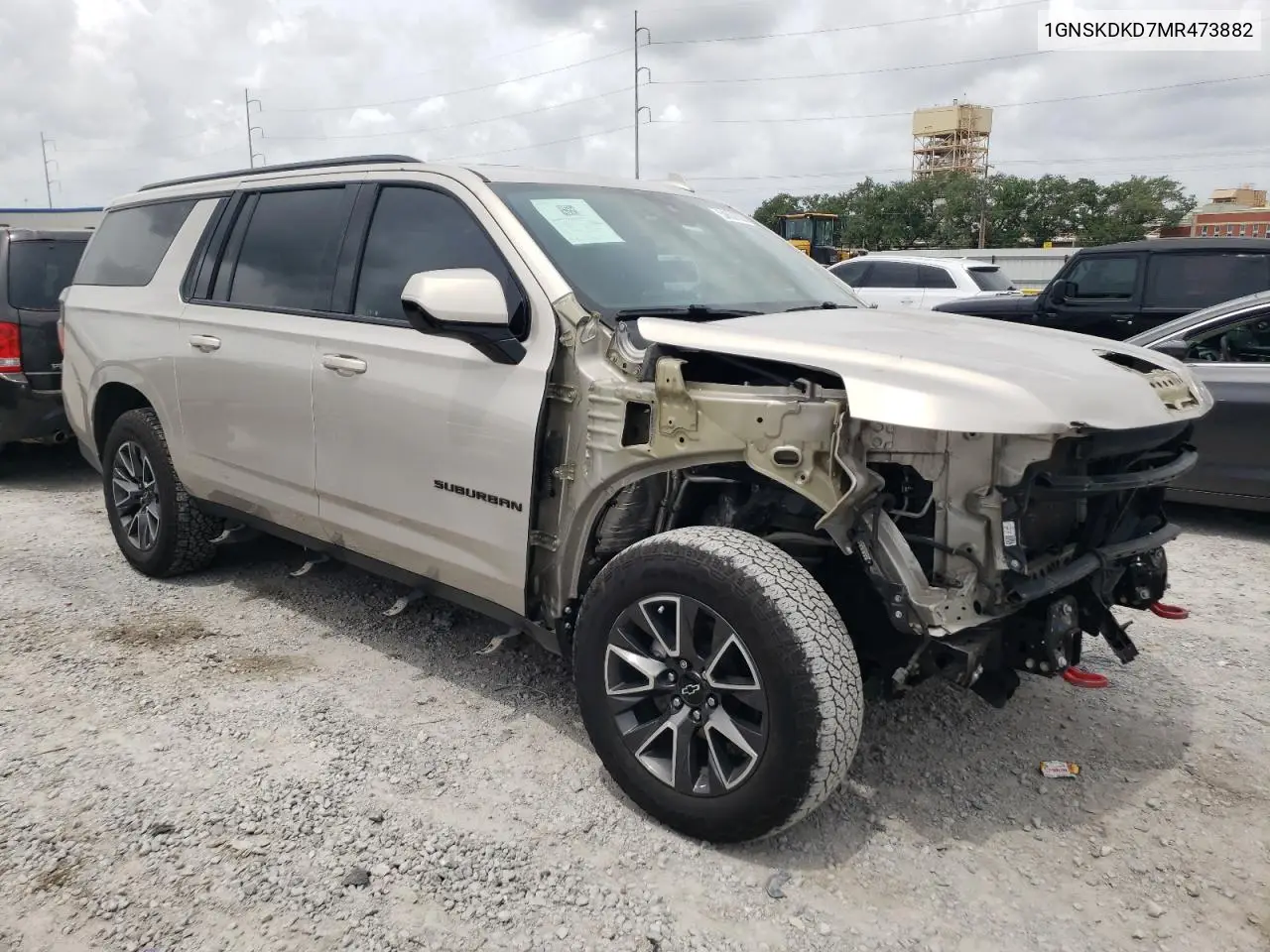 2021 Chevrolet Suburban K1500 Z71 VIN: 1GNSKDKD7MR473882 Lot: 54506555