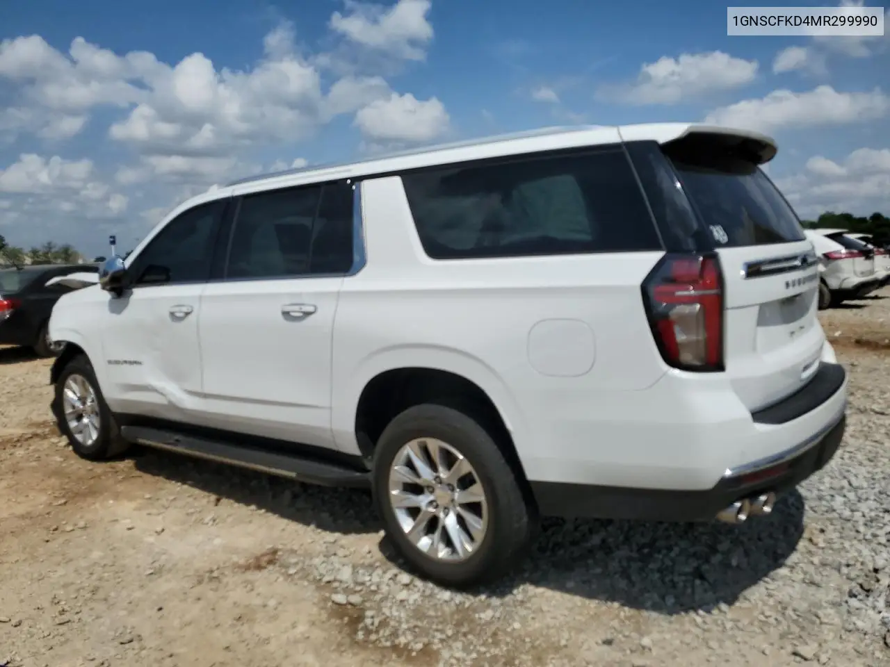 2021 Chevrolet Suburban C1500 Premier VIN: 1GNSCFKD4MR299990 Lot: 54847005