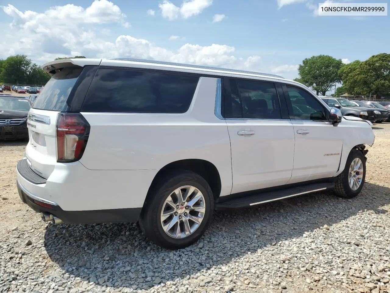 2021 Chevrolet Suburban C1500 Premier VIN: 1GNSCFKD4MR299990 Lot: 54847005