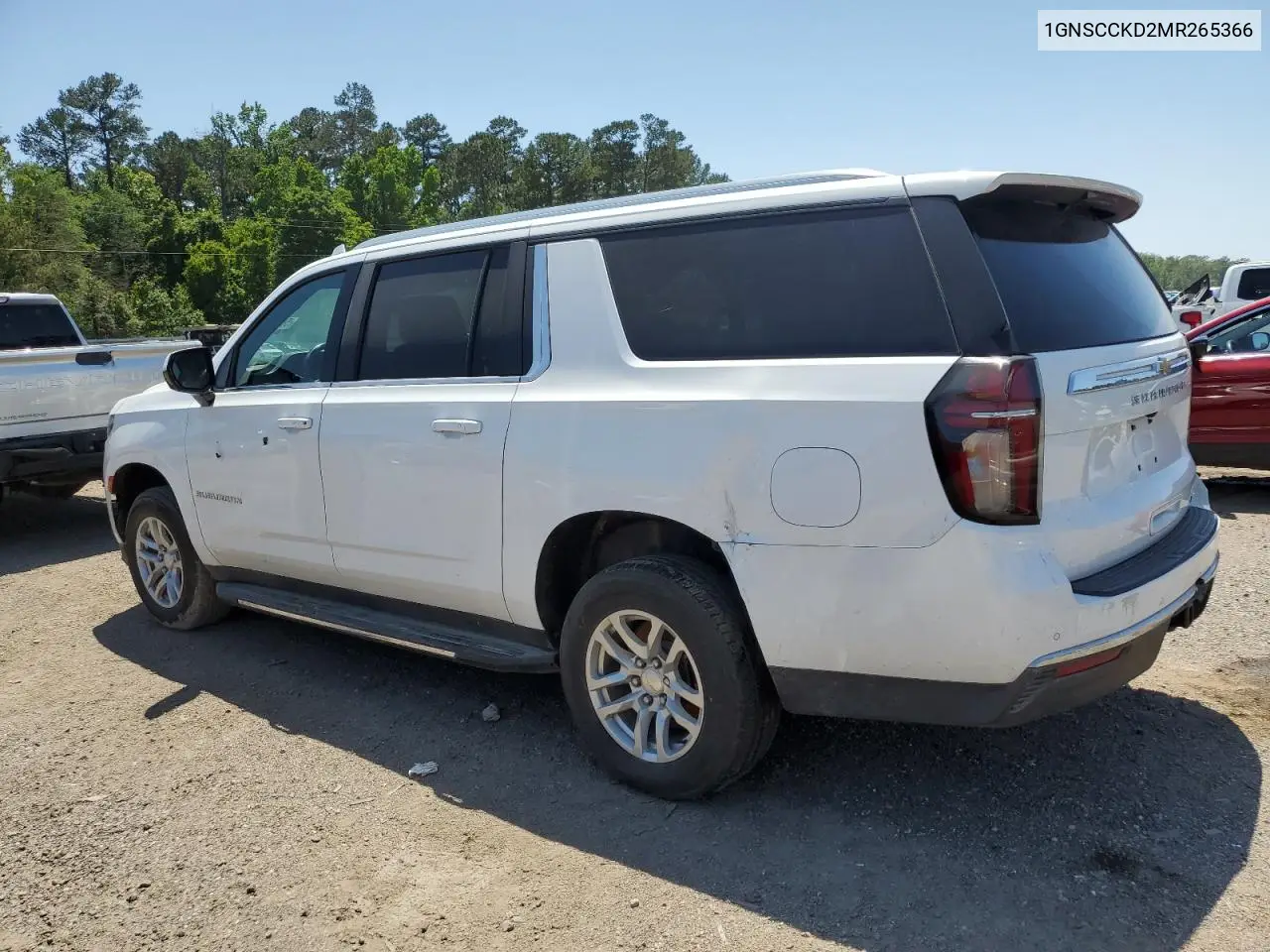2021 Chevrolet Suburban C1500 Lt VIN: 1GNSCCKD2MR265366 Lot: 55333565