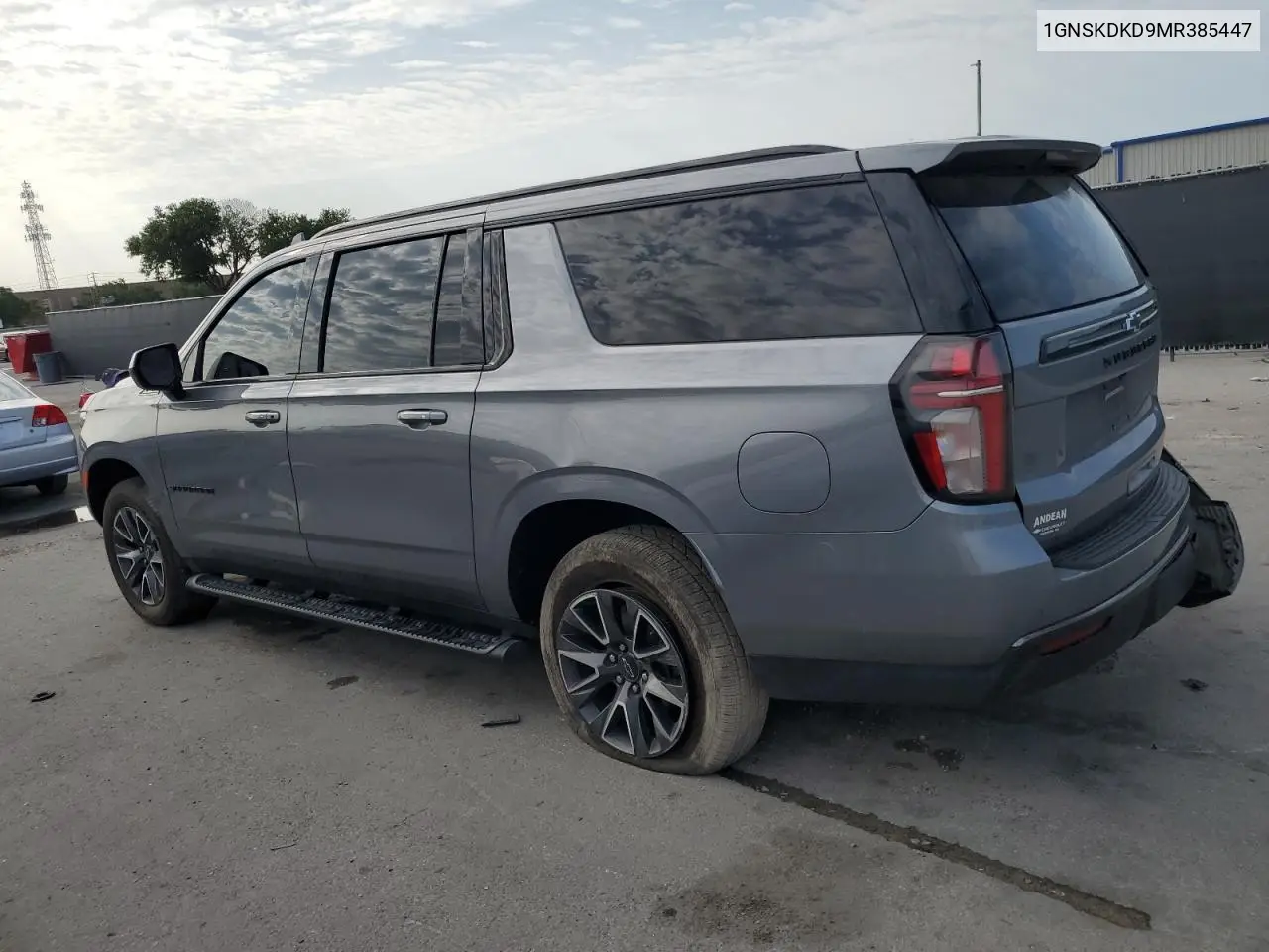2021 Chevrolet Suburban K1500 Z71 VIN: 1GNSKDKD9MR385447 Lot: 55764935