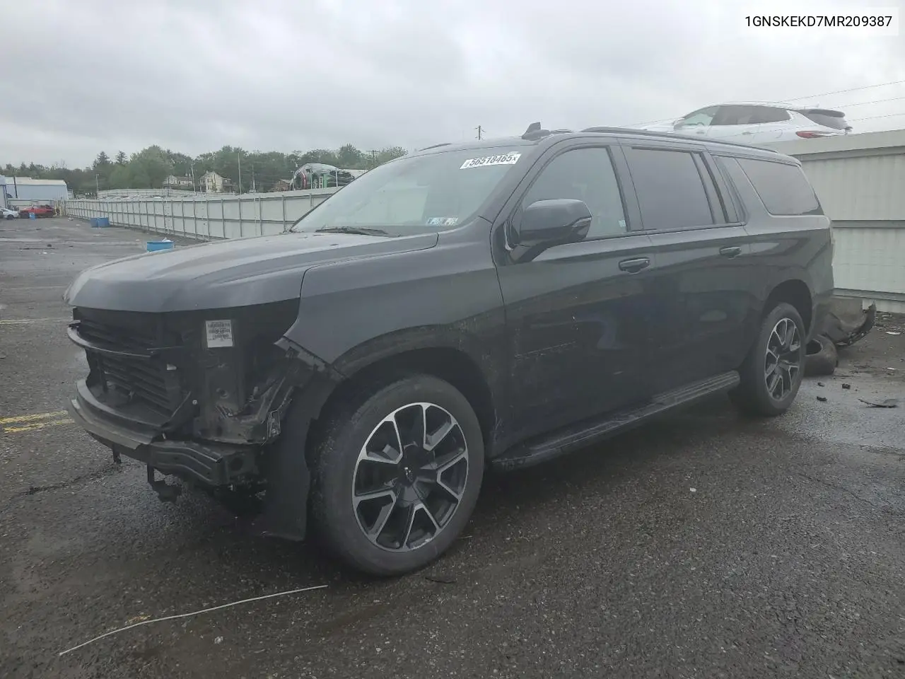 2021 Chevrolet Suburban K1500 Rst VIN: 1GNSKEKD7MR209387 Lot: 56518465