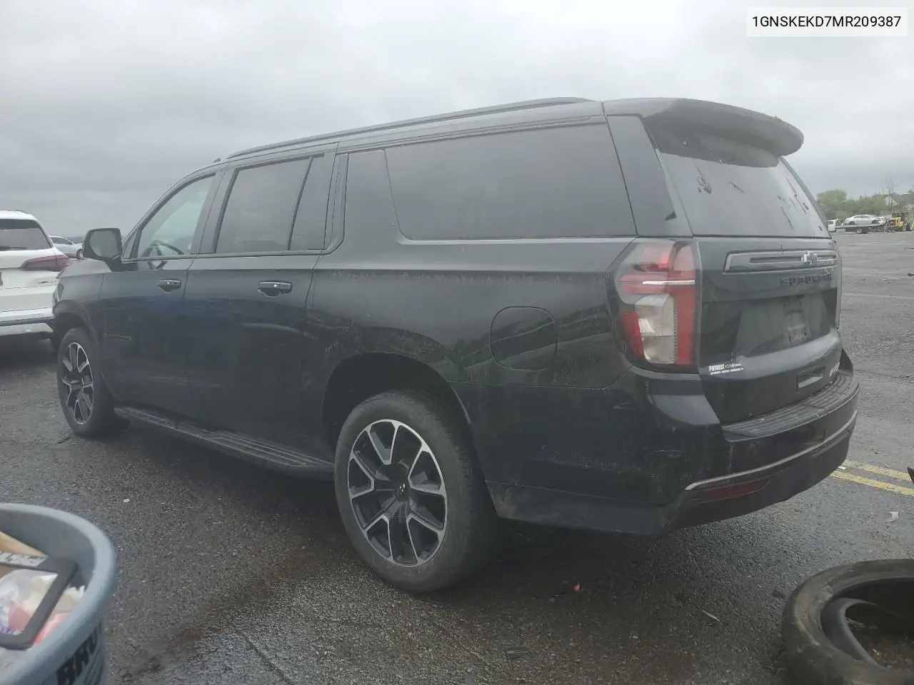2021 Chevrolet Suburban K1500 Rst VIN: 1GNSKEKD7MR209387 Lot: 56518465
