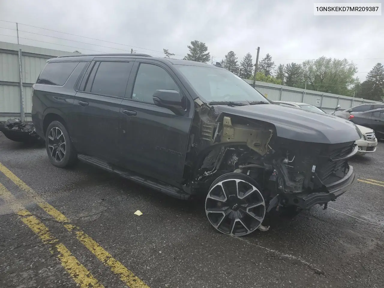 2021 Chevrolet Suburban K1500 Rst VIN: 1GNSKEKD7MR209387 Lot: 56518465