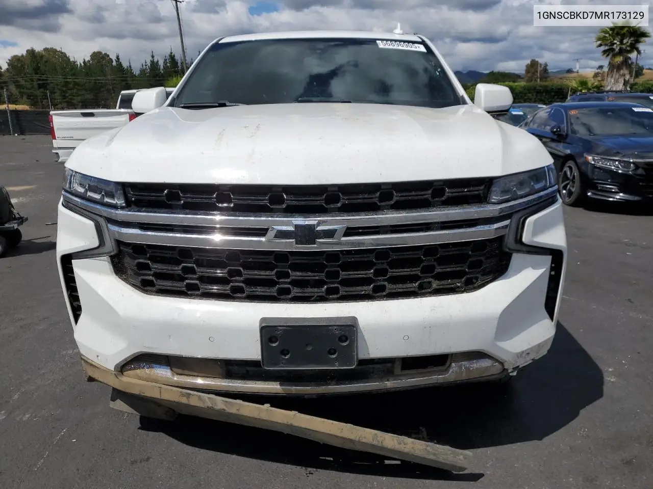 2021 Chevrolet Suburban C1500 Ls VIN: 1GNSCBKD7MR173129 Lot: 56896905