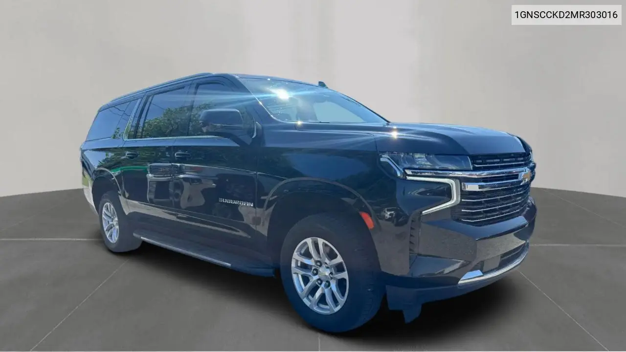 2021 Chevrolet Suburban C1500 Lt VIN: 1GNSCCKD2MR303016 Lot: 57201425