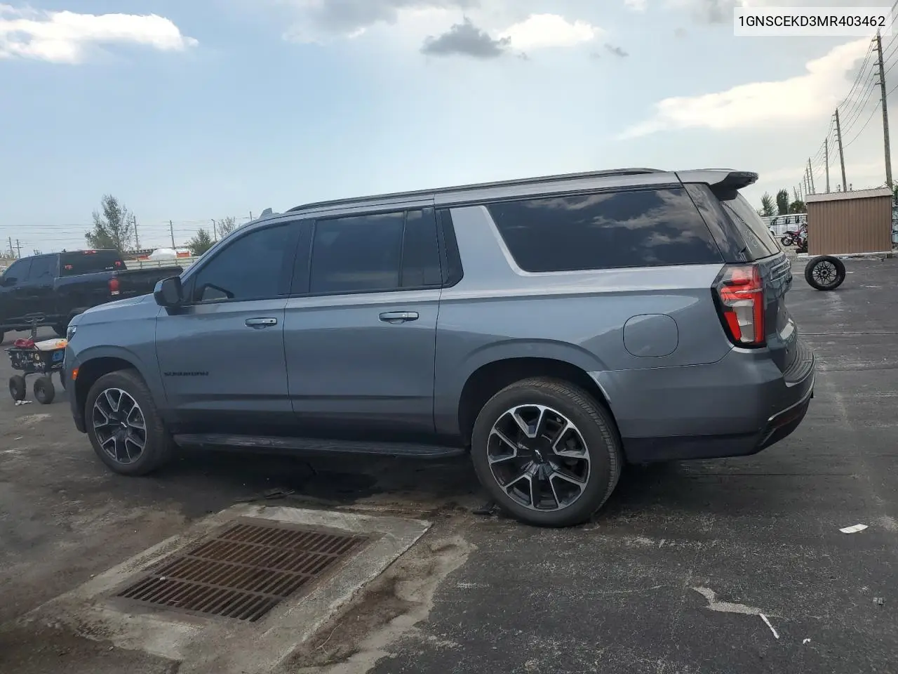 2021 Chevrolet Suburban C1500 Rst VIN: 1GNSCEKD3MR403462 Lot: 57458755