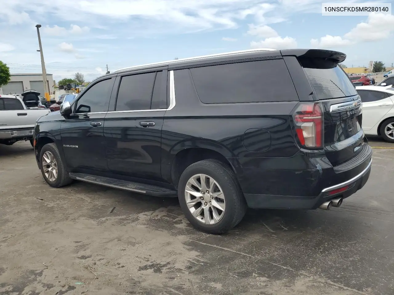 2021 Chevrolet Suburban C1500 Premier VIN: 1GNSCFKD5MR280140 Lot: 58770655