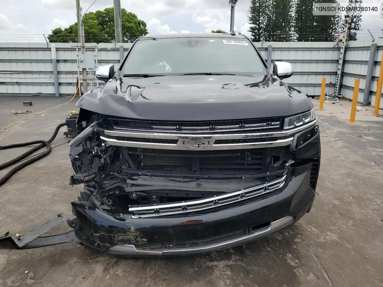 2021 Chevrolet Suburban C1500 Premier VIN: 1GNSCFKD5MR280140 Lot: 58770655