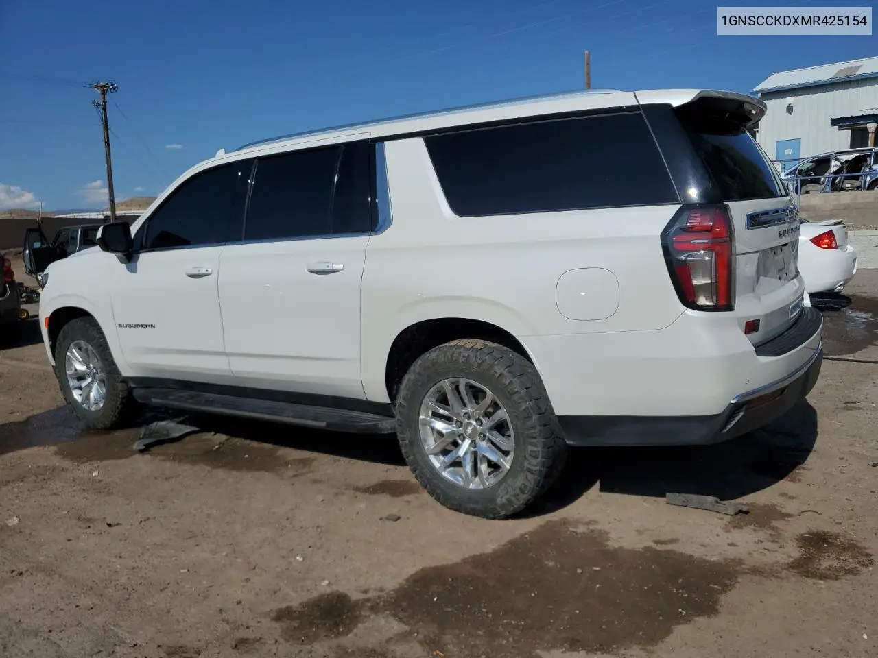 2021 Chevrolet Suburban C1500 Lt VIN: 1GNSCCKDXMR425154 Lot: 58834945