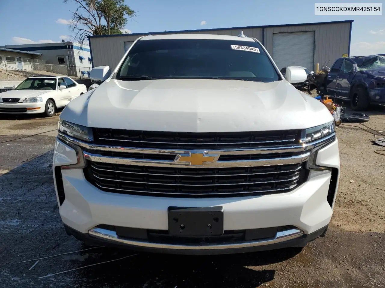 2021 Chevrolet Suburban C1500 Lt VIN: 1GNSCCKDXMR425154 Lot: 58834945