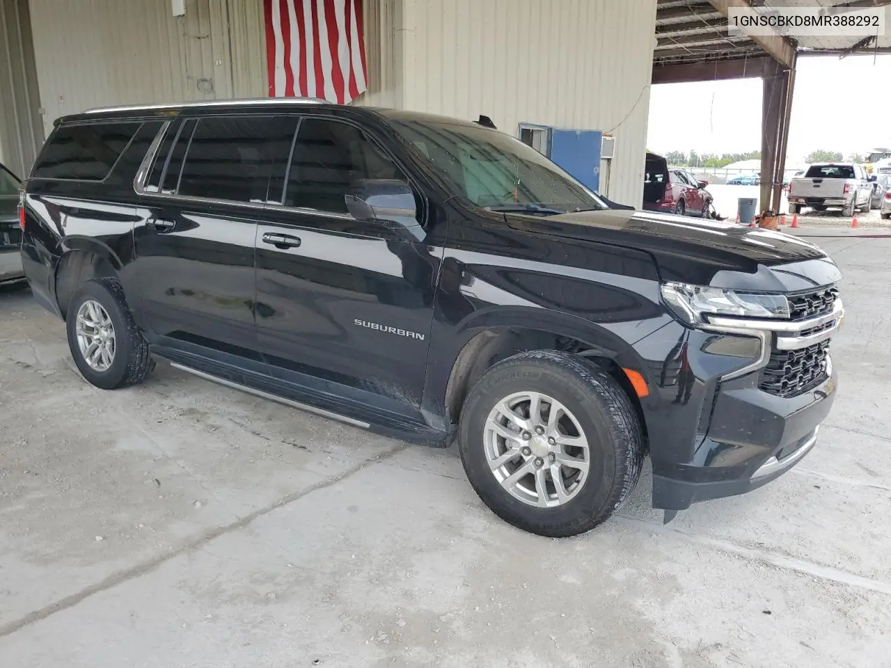 2021 Chevrolet Suburban C1500 Ls VIN: 1GNSCBKD8MR388292 Lot: 59531985