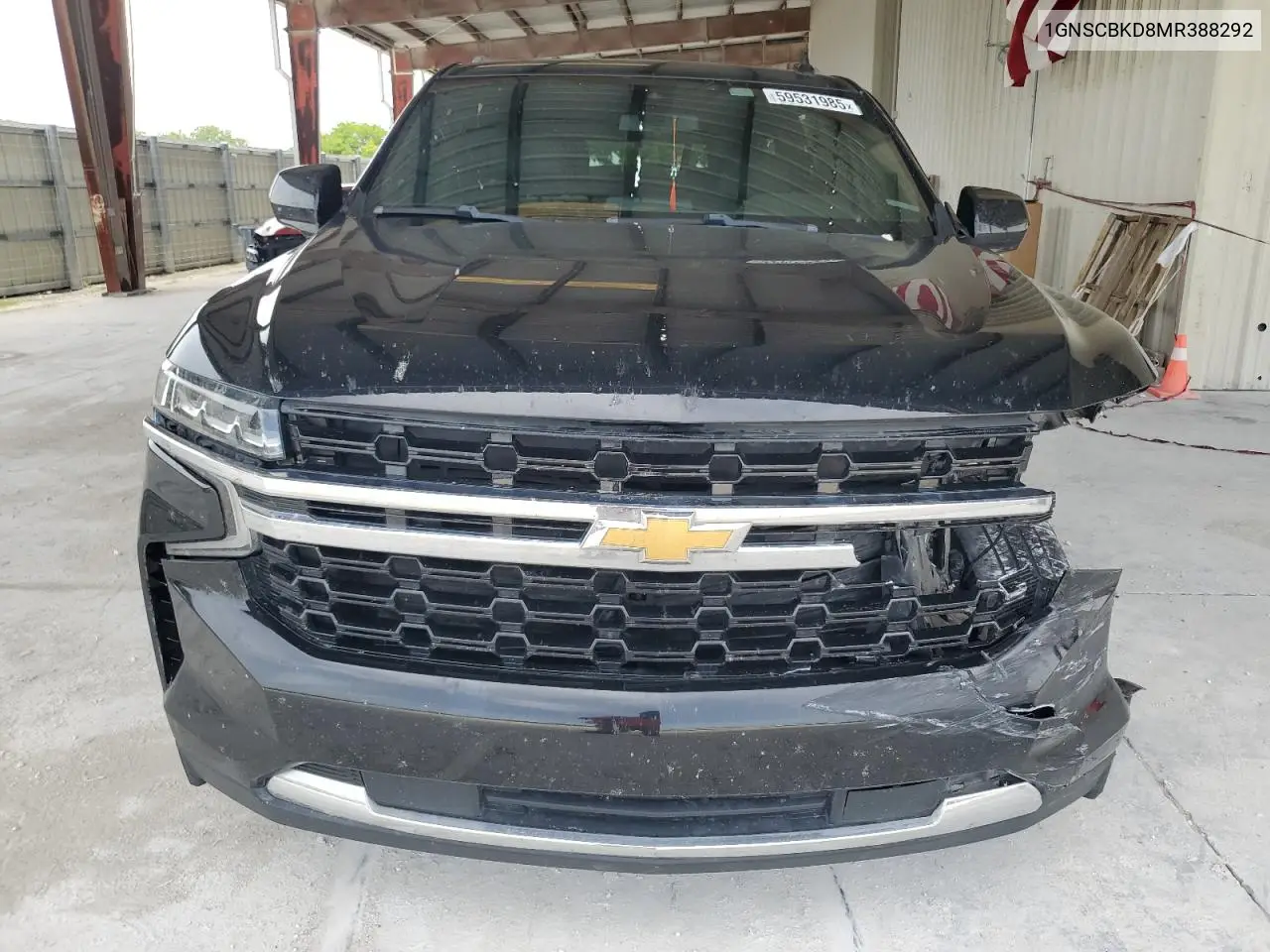 2021 Chevrolet Suburban C1500 Ls VIN: 1GNSCBKD8MR388292 Lot: 59531985