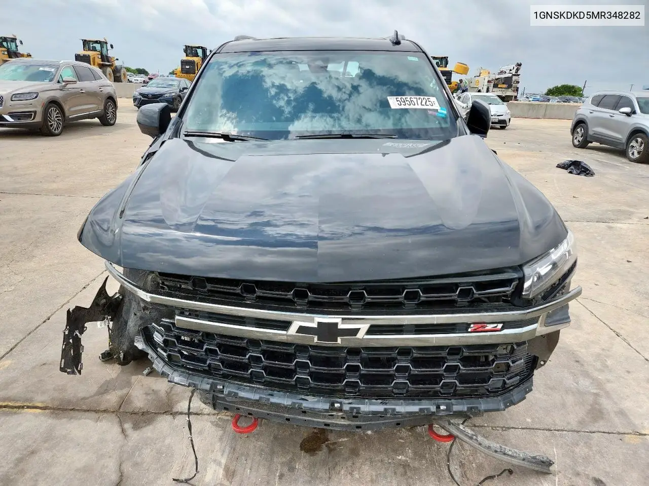 2021 Chevrolet Suburban K1500 Z71 VIN: 1GNSKDKD5MR348282 Lot: 59567225
