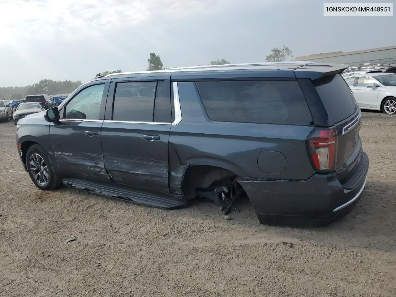 2021 Chevrolet Suburban K1500 Lt VIN: 1GNSKCKD4MR448951 Lot: 60559385