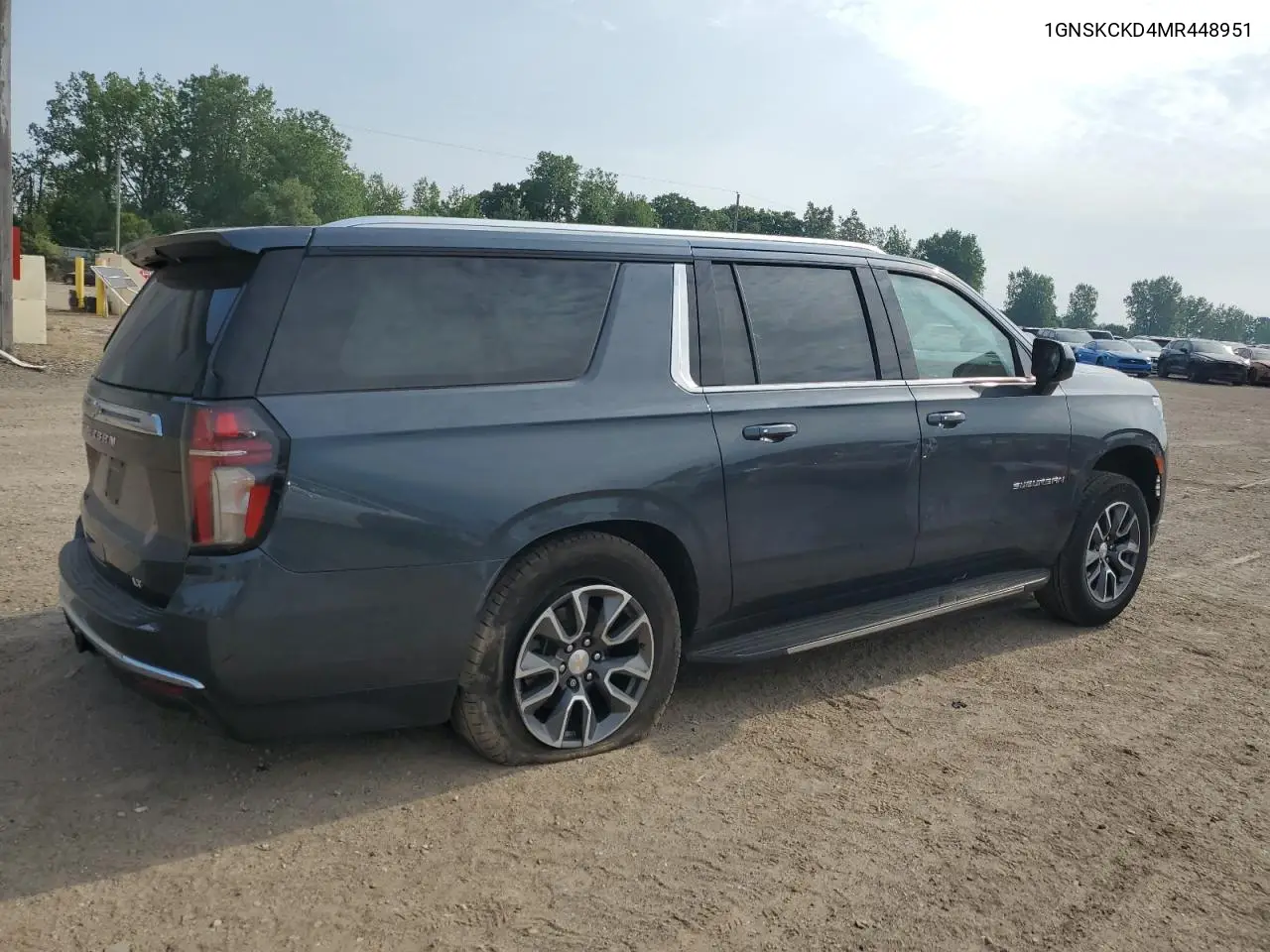 2021 Chevrolet Suburban K1500 Lt VIN: 1GNSKCKD4MR448951 Lot: 60559385