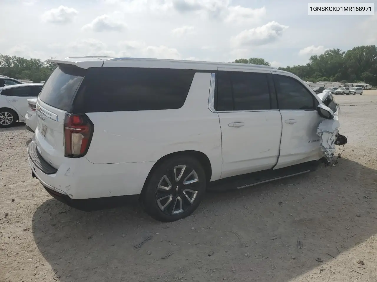 2021 Chevrolet Suburban K1500 Lt VIN: 1GNSKCKD1MR168971 Lot: 60659945