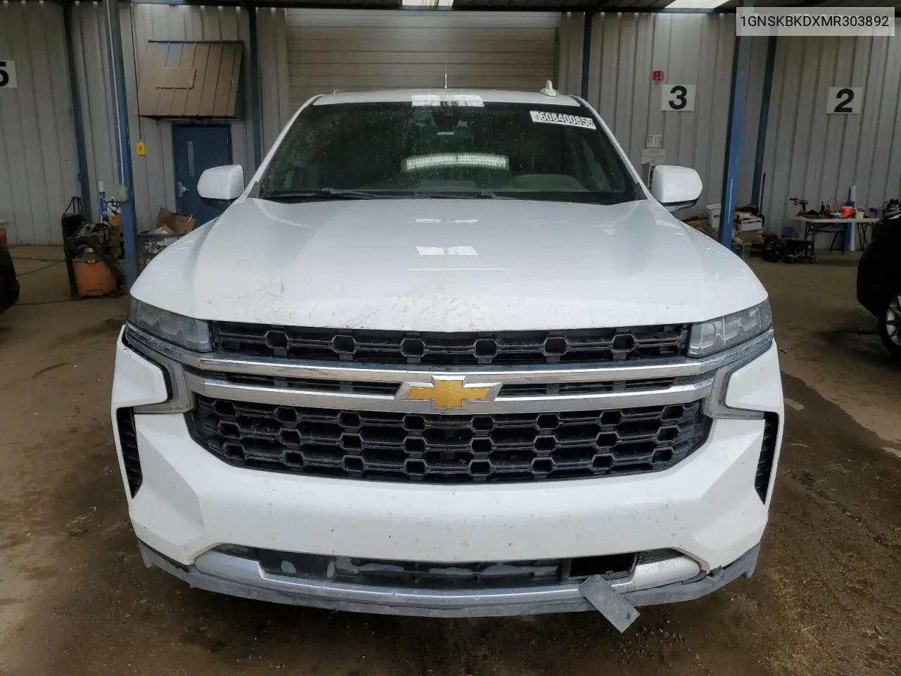 2021 Chevrolet Suburban K1500 Ls VIN: 1GNSKBKDXMR303892 Lot: 60840085