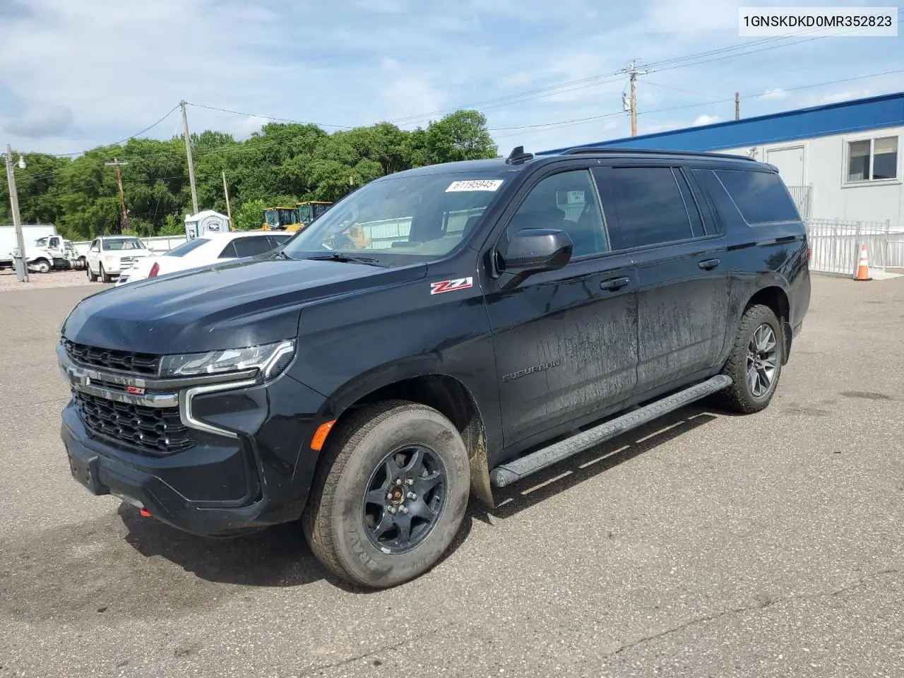 2021 Chevrolet Suburban K1500 Z71 VIN: 1GNSKDKD0MR352823 Lot: 61195945