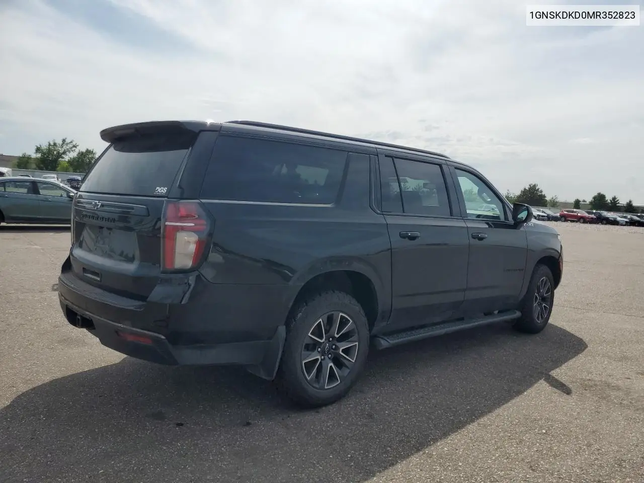 2021 Chevrolet Suburban K1500 Z71 VIN: 1GNSKDKD0MR352823 Lot: 61195945