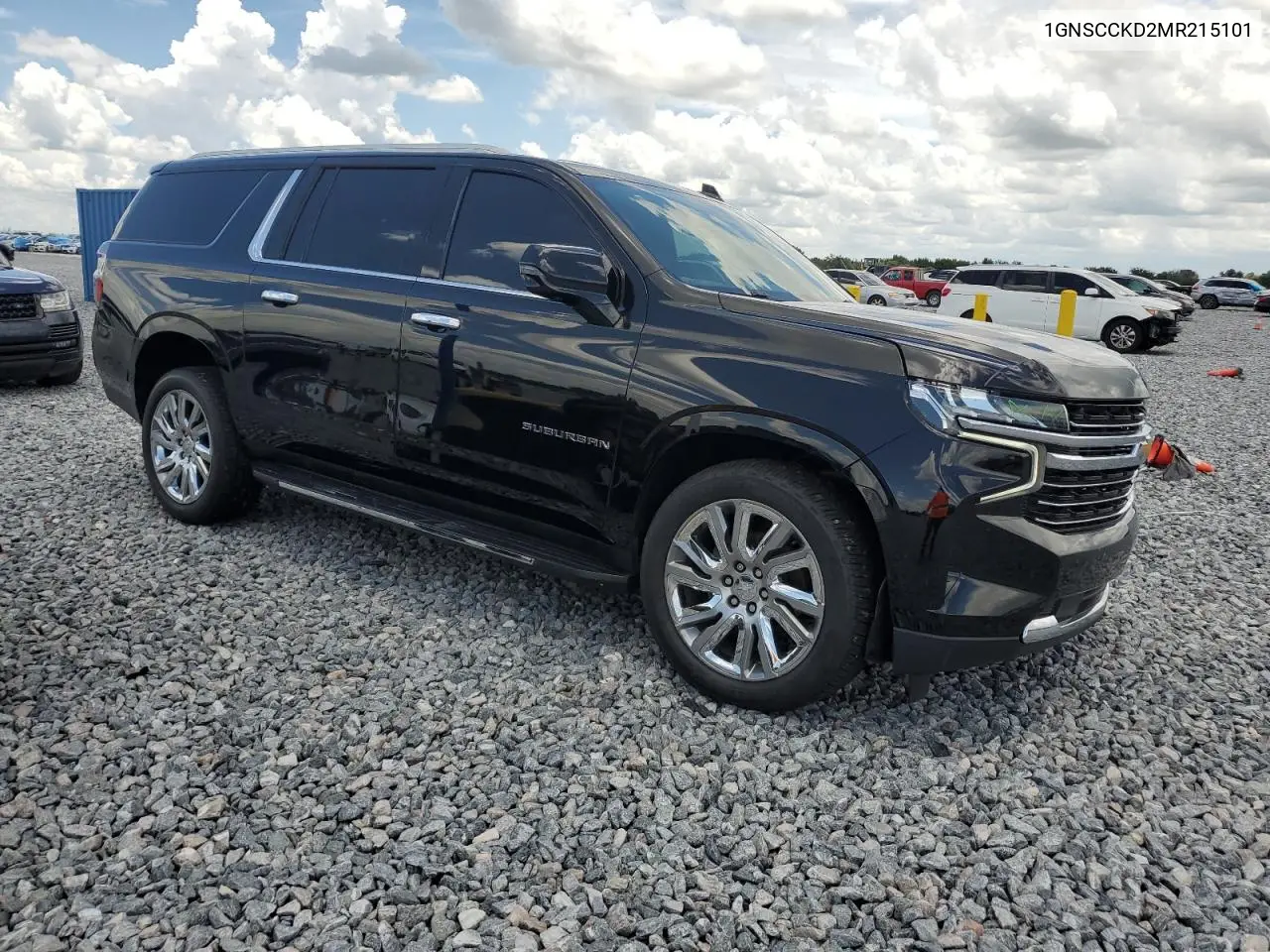 2021 Chevrolet Suburban C1500 Lt VIN: 1GNSCCKD2MR215101 Lot: 61235705