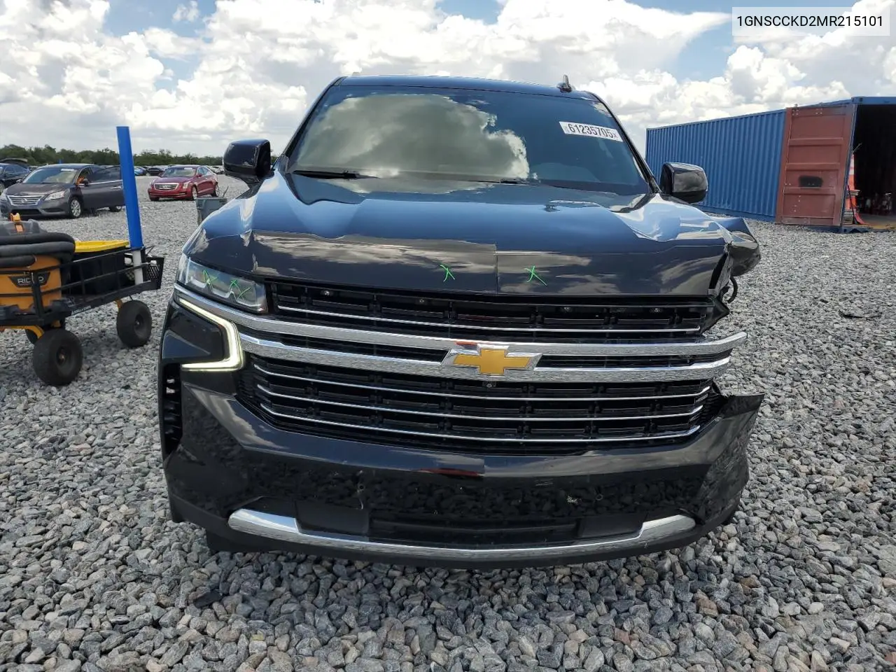 2021 Chevrolet Suburban C1500 Lt VIN: 1GNSCCKD2MR215101 Lot: 61235705