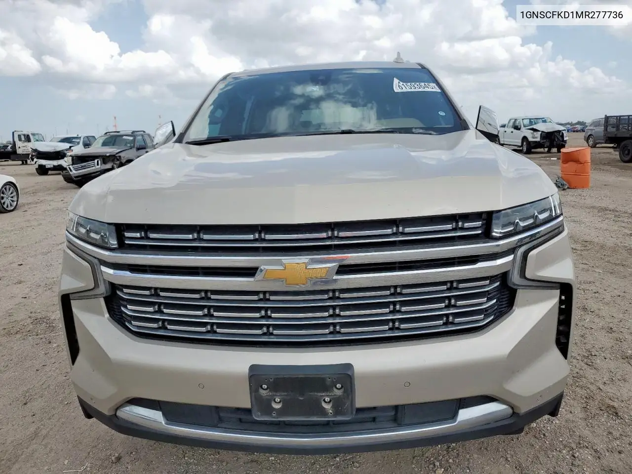 2021 Chevrolet Suburban C1500 Premier VIN: 1GNSCFKD1MR277736 Lot: 61593645
