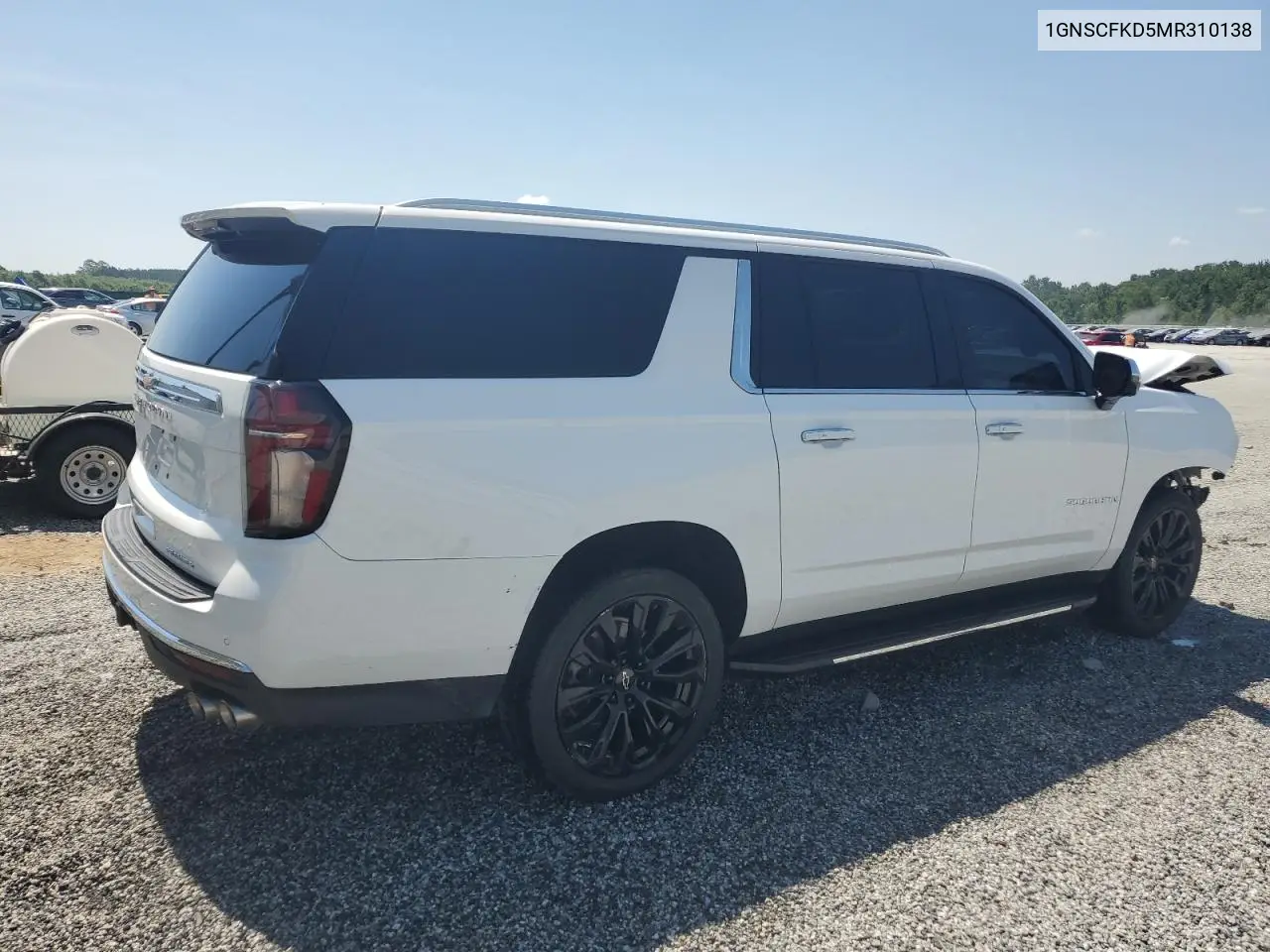 2021 Chevrolet Suburban C1500 Premier VIN: 1GNSCFKD5MR310138 Lot: 62144765