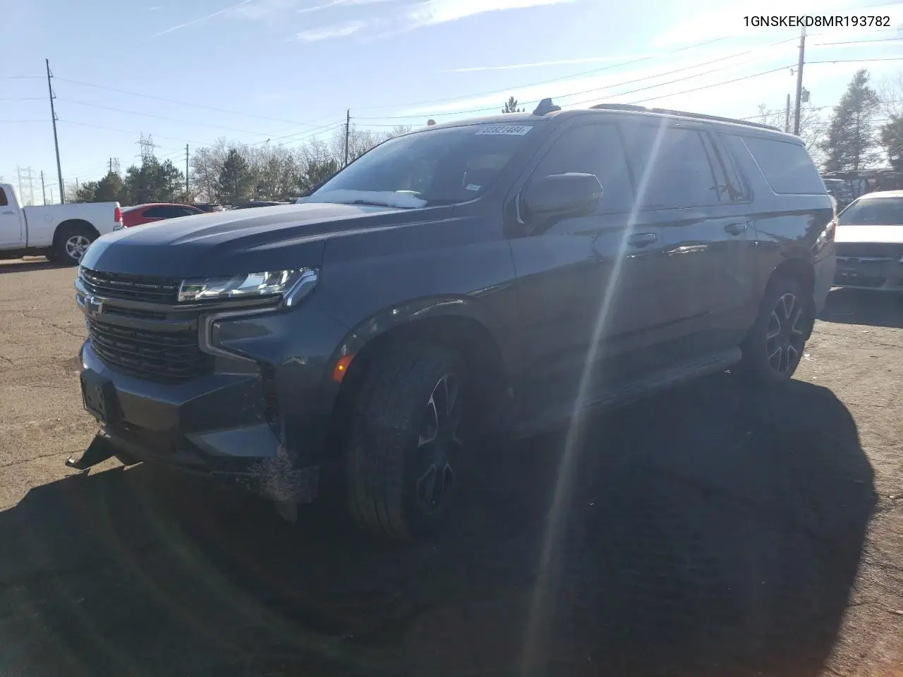 2021 Chevrolet Suburban K1500 Rst VIN: 1GNSKEKD8MR193782 Lot: 82821484