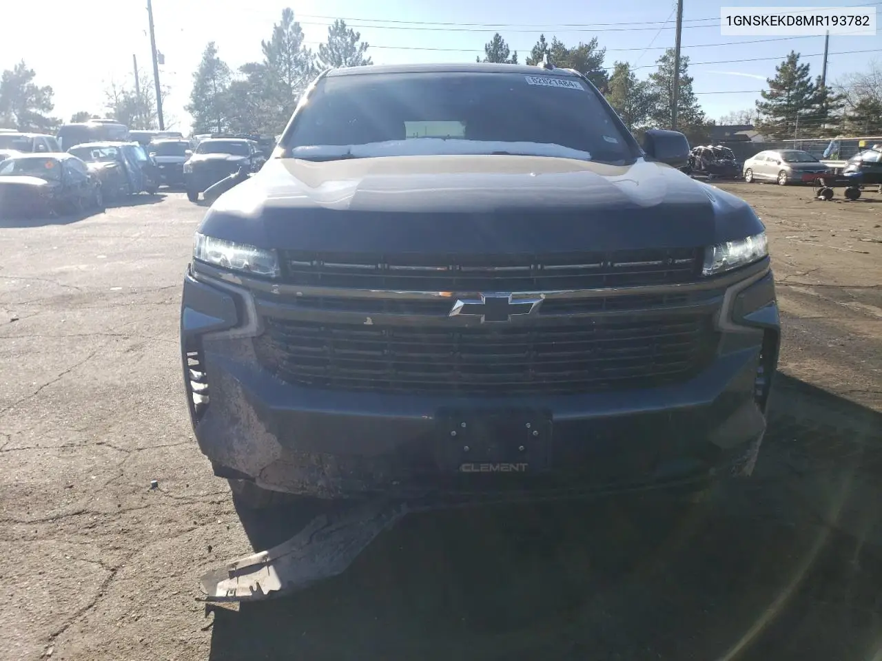 2021 Chevrolet Suburban K1500 Rst VIN: 1GNSKEKD8MR193782 Lot: 82821484