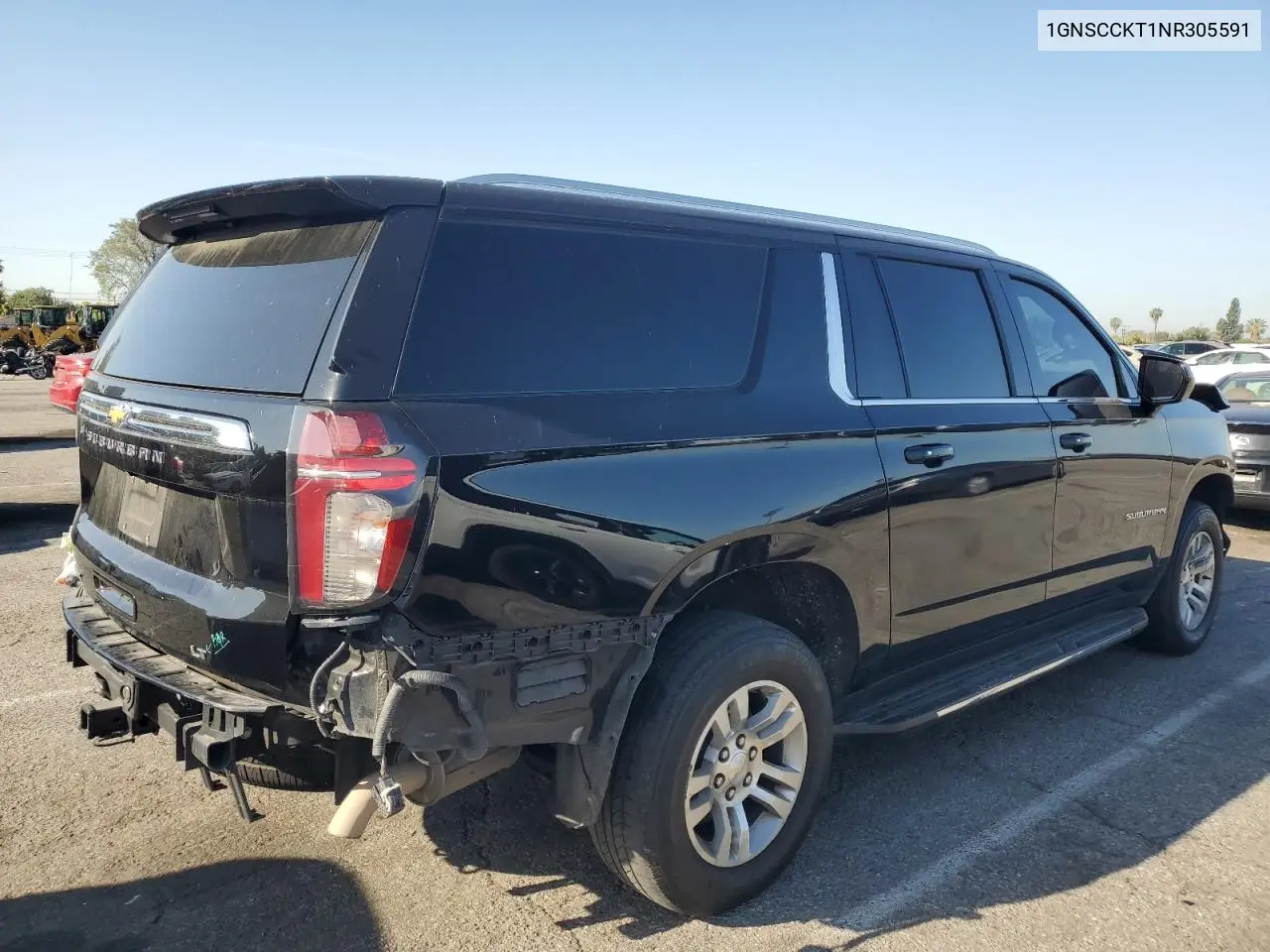 2022 Chevrolet Suburban C1500 Lt VIN: 1GNSCCKT1NR305591 Lot: 49726425