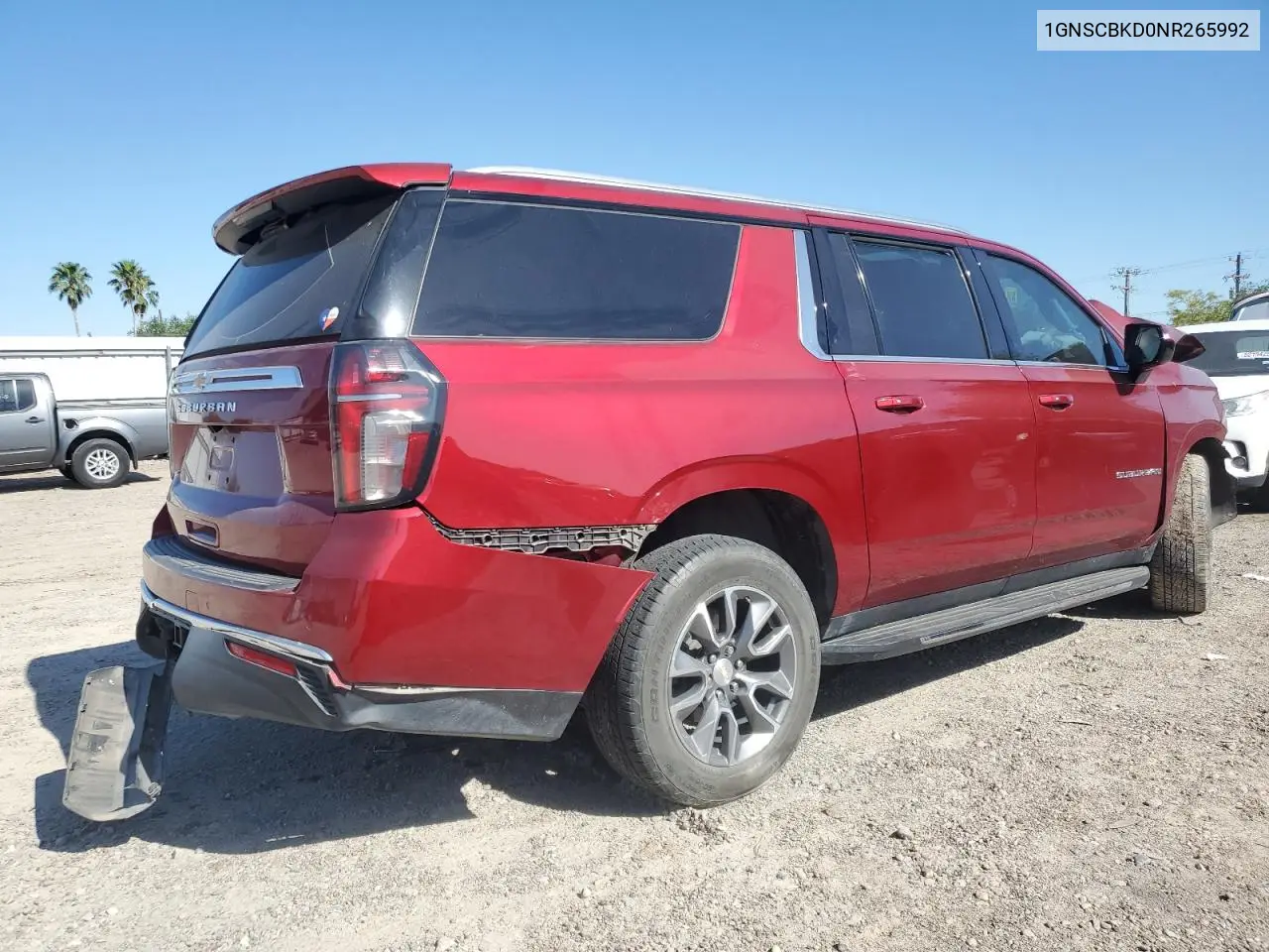 2022 Chevrolet Suburban C1500 Ls VIN: 1GNSCBKD0NR265992 Lot: 52419105