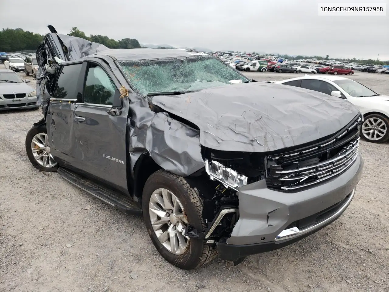 2022 Chevrolet Suburban C1500 Premier VIN: 1GNSCFKD9NR157958 Lot: 53354422