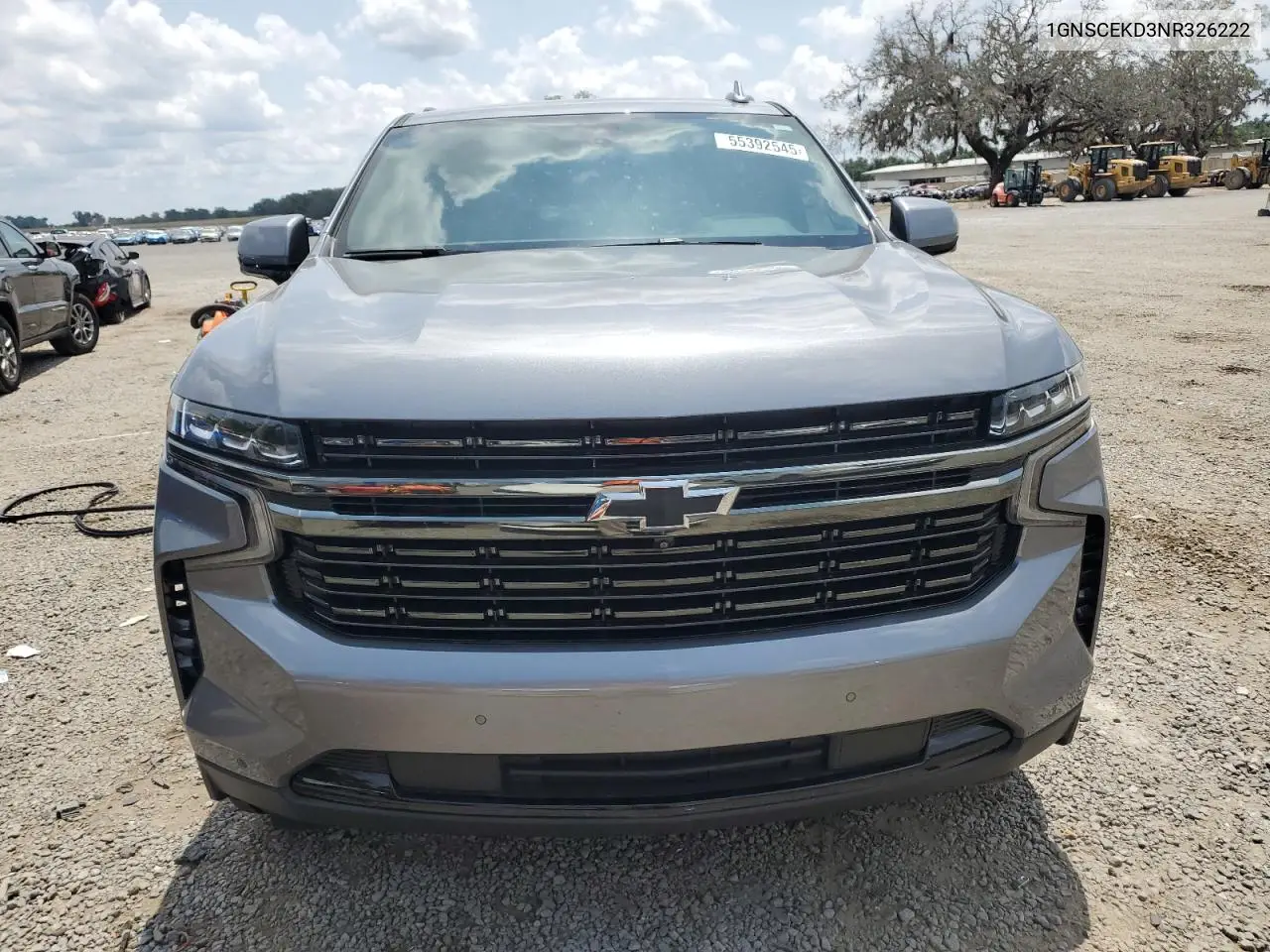 2022 Chevrolet Suburban C1500 Rst VIN: 1GNSCEKD3NR326222 Lot: 55392545