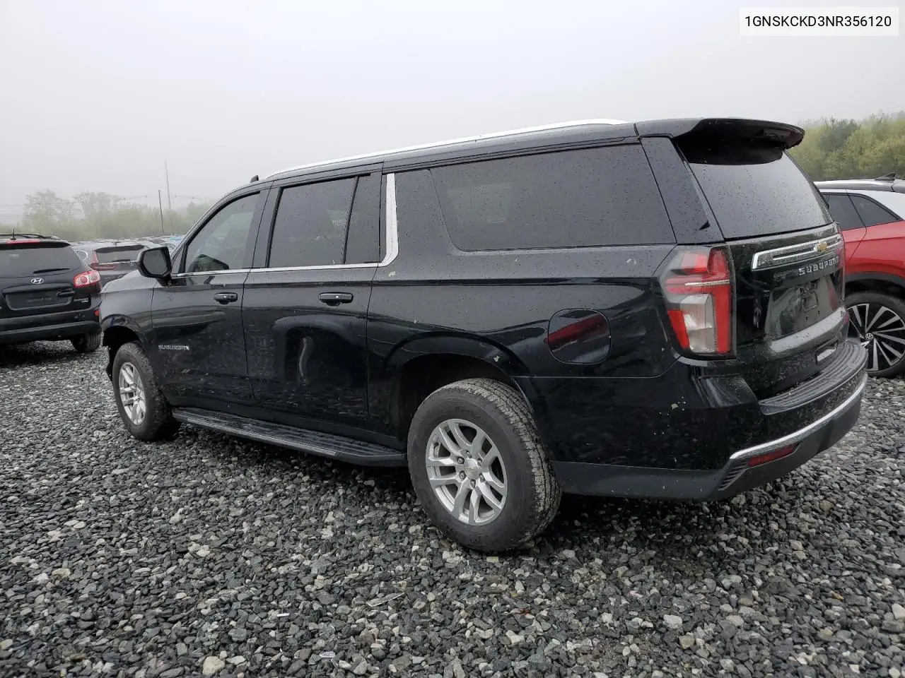 2022 Chevrolet Suburban K1500 Lt VIN: 1GNSKCKD3NR356120 Lot: 55743595