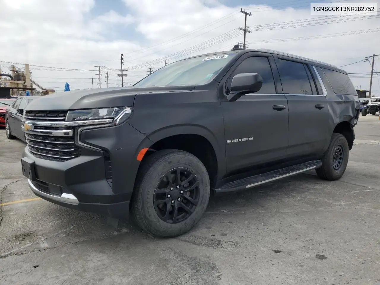 2022 Chevrolet Suburban C1500 Lt VIN: 1GNSCCKT3NR282752 Lot: 56143725