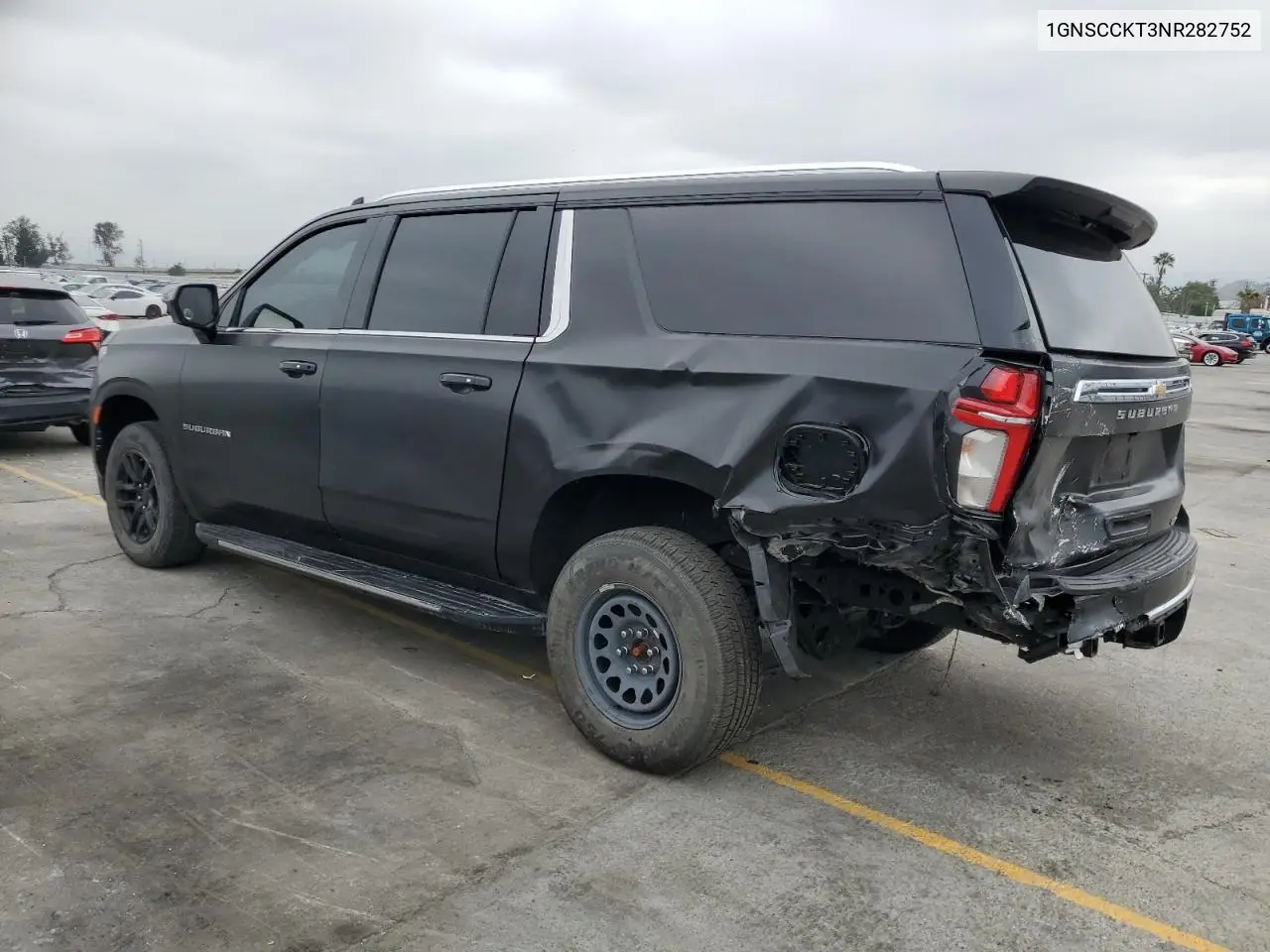 2022 Chevrolet Suburban C1500 Lt VIN: 1GNSCCKT3NR282752 Lot: 56143725