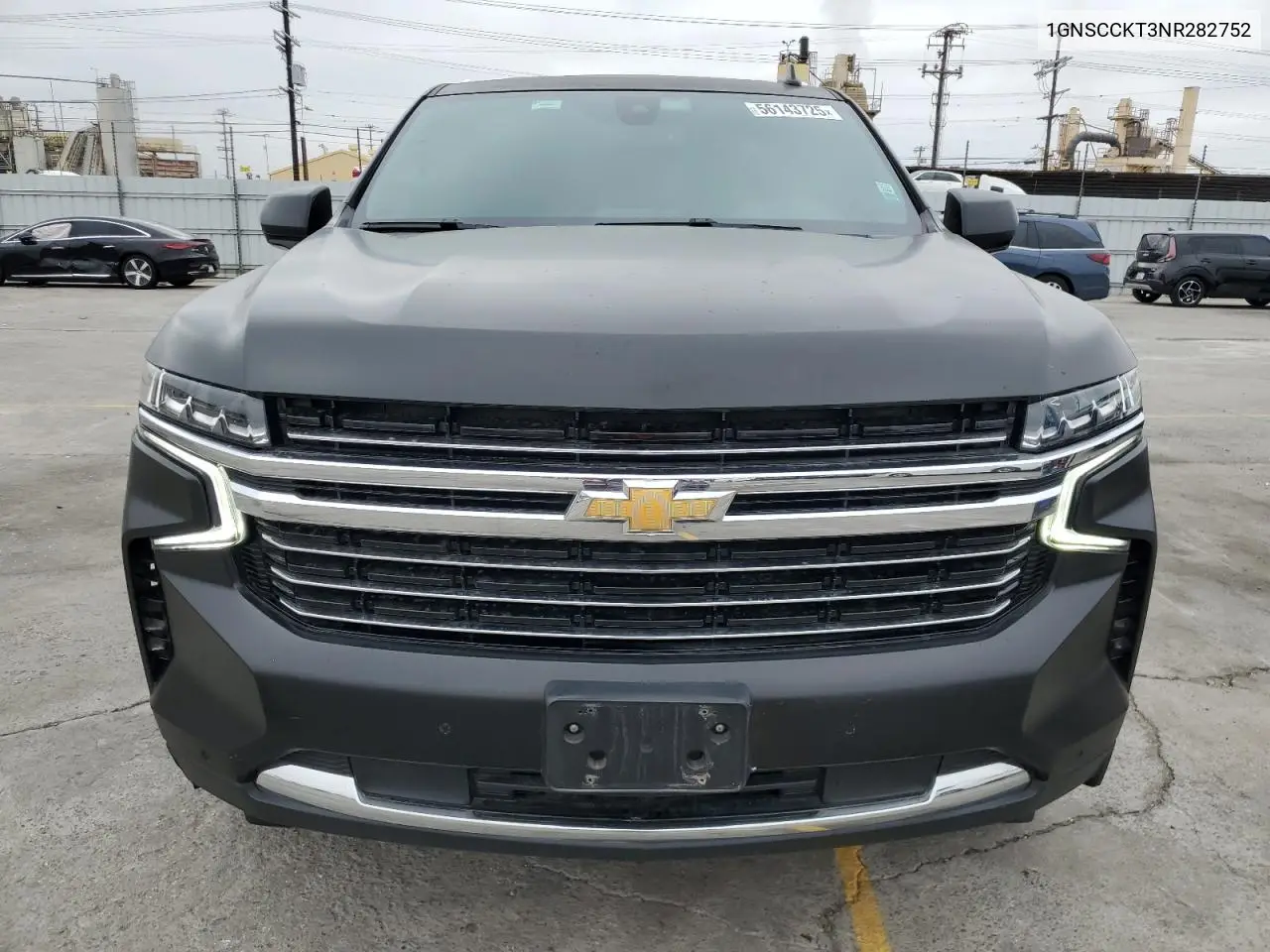2022 Chevrolet Suburban C1500 Lt VIN: 1GNSCCKT3NR282752 Lot: 56143725