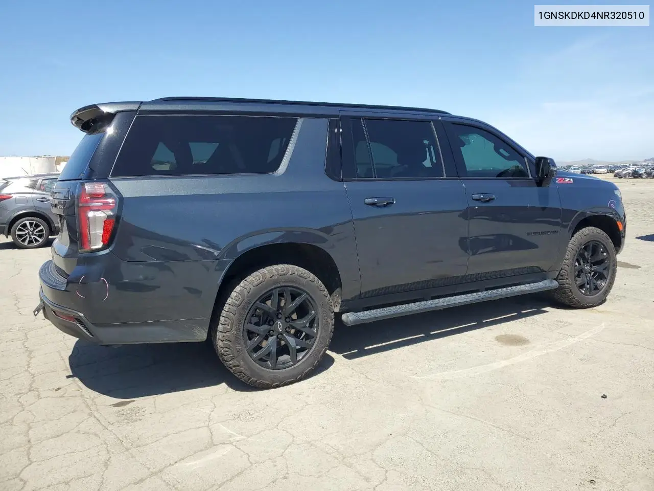 2022 Chevrolet Suburban K1500 Z71 VIN: 1GNSKDKD4NR320510 Lot: 57088855