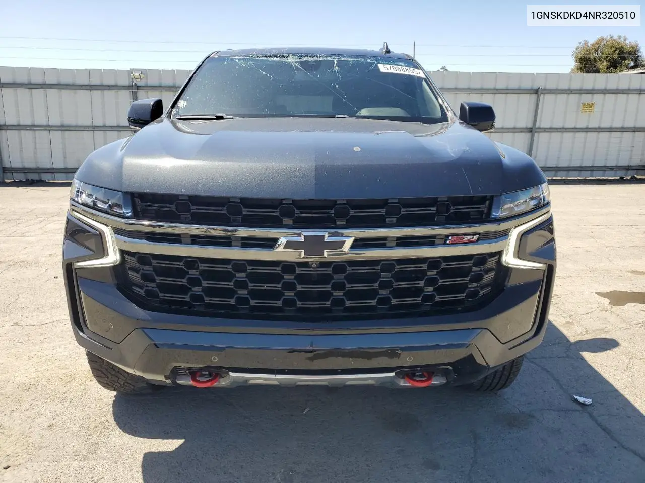 2022 Chevrolet Suburban K1500 Z71 VIN: 1GNSKDKD4NR320510 Lot: 57088855