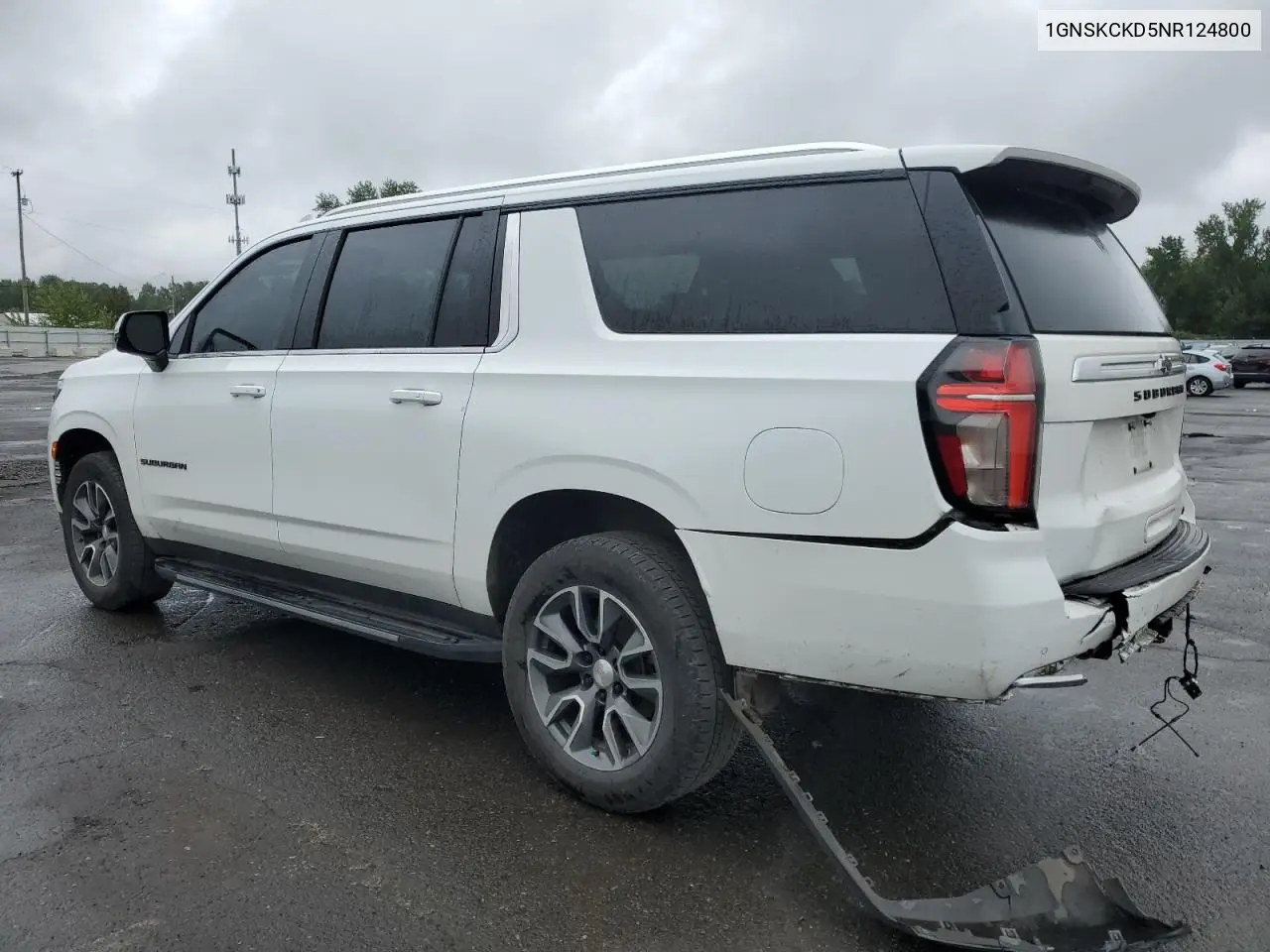 2022 Chevrolet Suburban K1500 Lt VIN: 1GNSKCKD5NR124800 Lot: 58847615