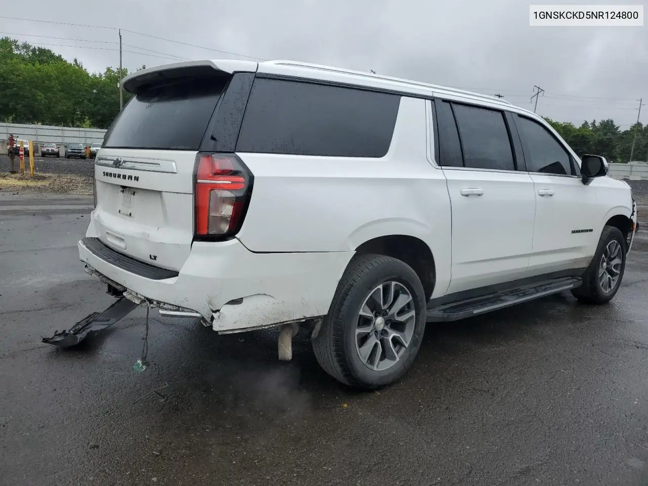 2022 Chevrolet Suburban K1500 Lt VIN: 1GNSKCKD5NR124800 Lot: 58847615