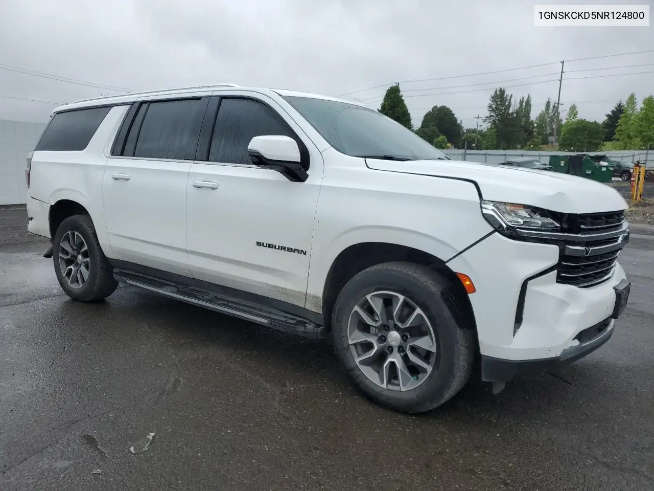 2022 Chevrolet Suburban K1500 Lt VIN: 1GNSKCKD5NR124800 Lot: 58847615