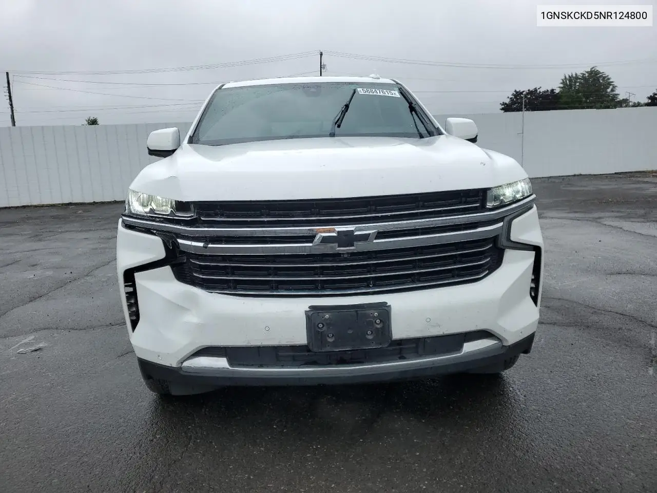 2022 Chevrolet Suburban K1500 Lt VIN: 1GNSKCKD5NR124800 Lot: 58847615