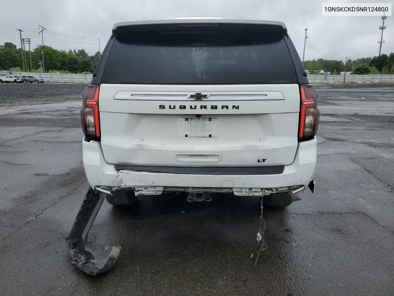 2022 Chevrolet Suburban K1500 Lt VIN: 1GNSKCKD5NR124800 Lot: 58847615