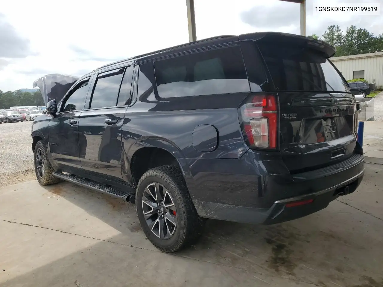 2022 Chevrolet Suburban K1500 Z71 VIN: 1GNSKDKD7NR199519 Lot: 59356585